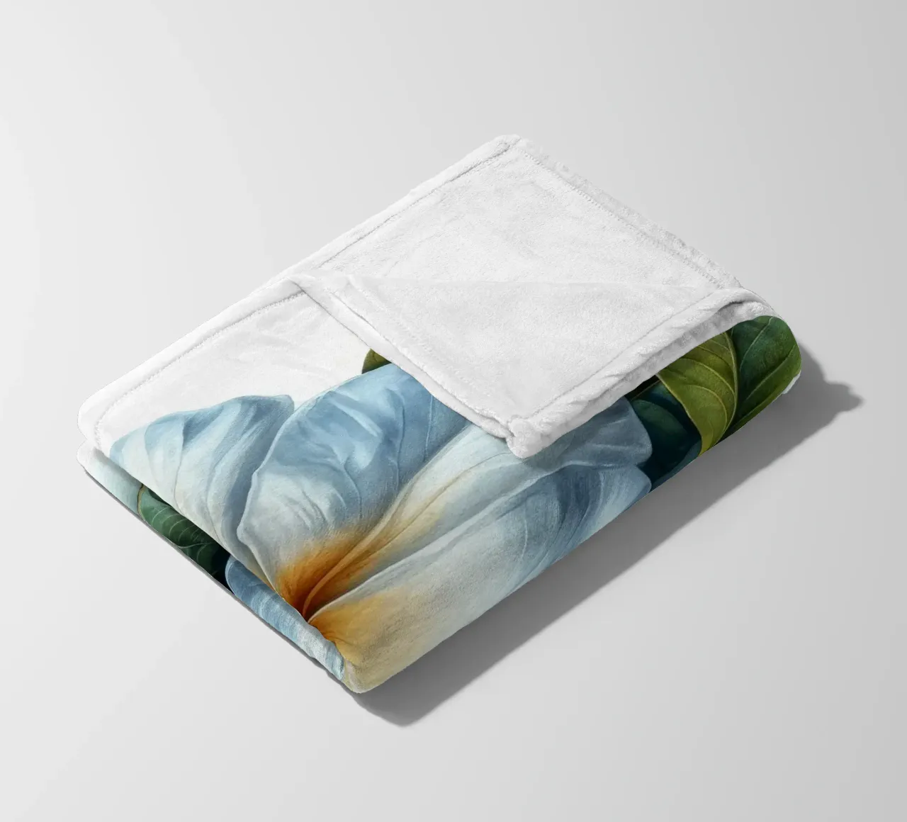 Fiore di gelsomino 4 coperta in pile da Bold Blooms