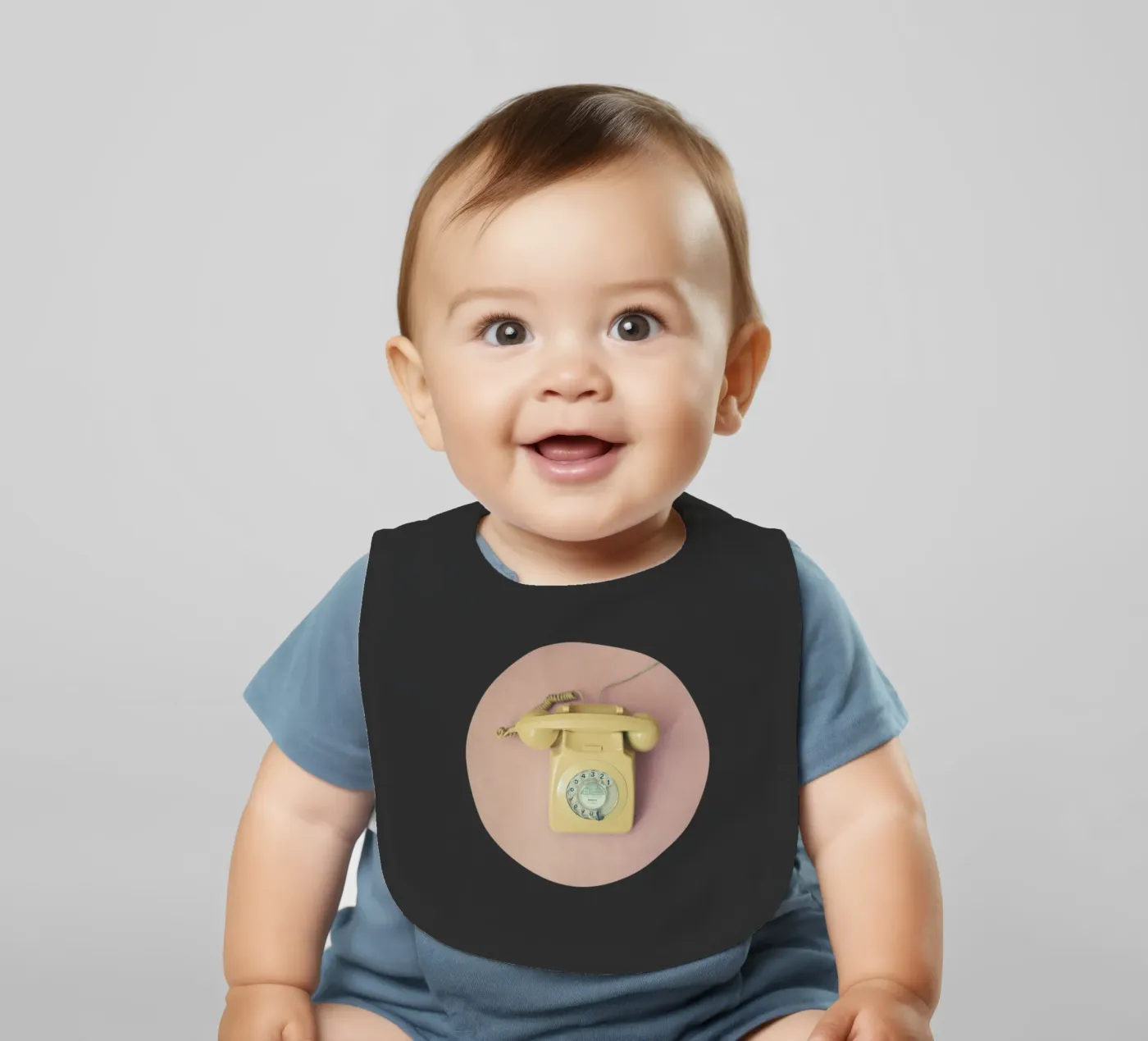 Hello baby bib by Cassia Beck Photography