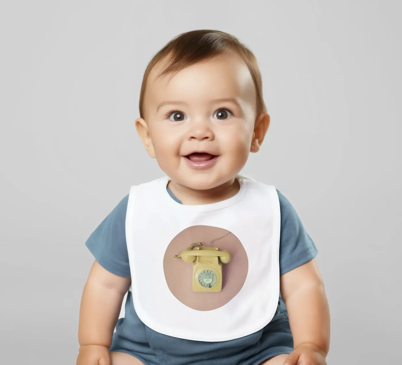 Hello baby bib by Cassia Beck Photography