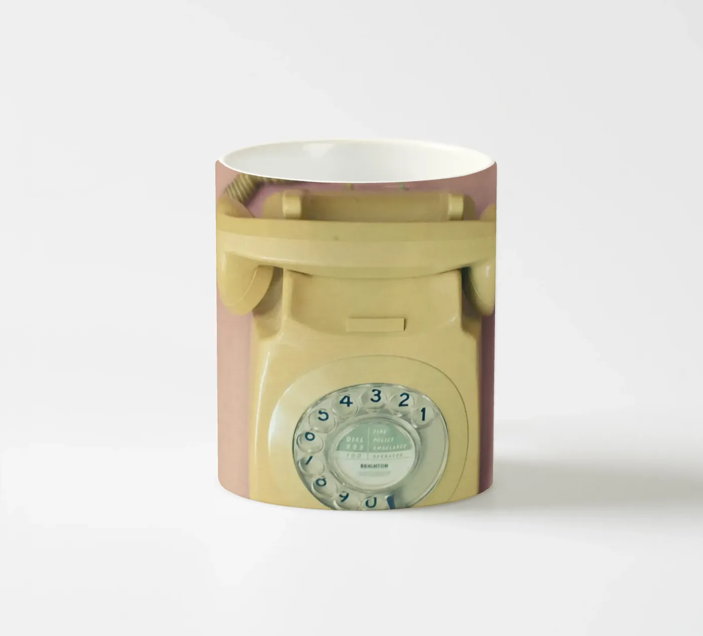 Hello ceramic mug by Cassia Beck Photography