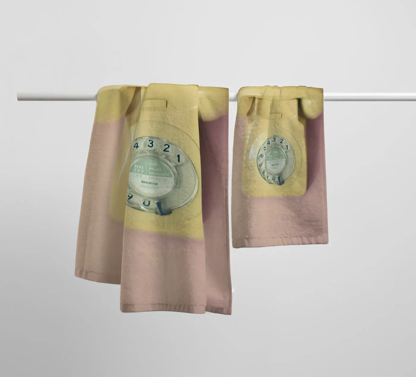 Hello towel by Cassia Beck Photography