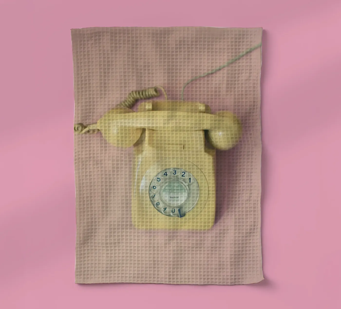 Hello tea towel by Cassia Beck Photography