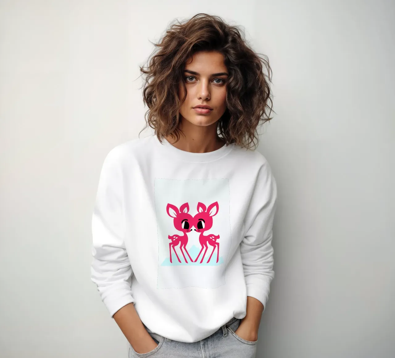 Siamese Fawn sweatshirt by Chobopop