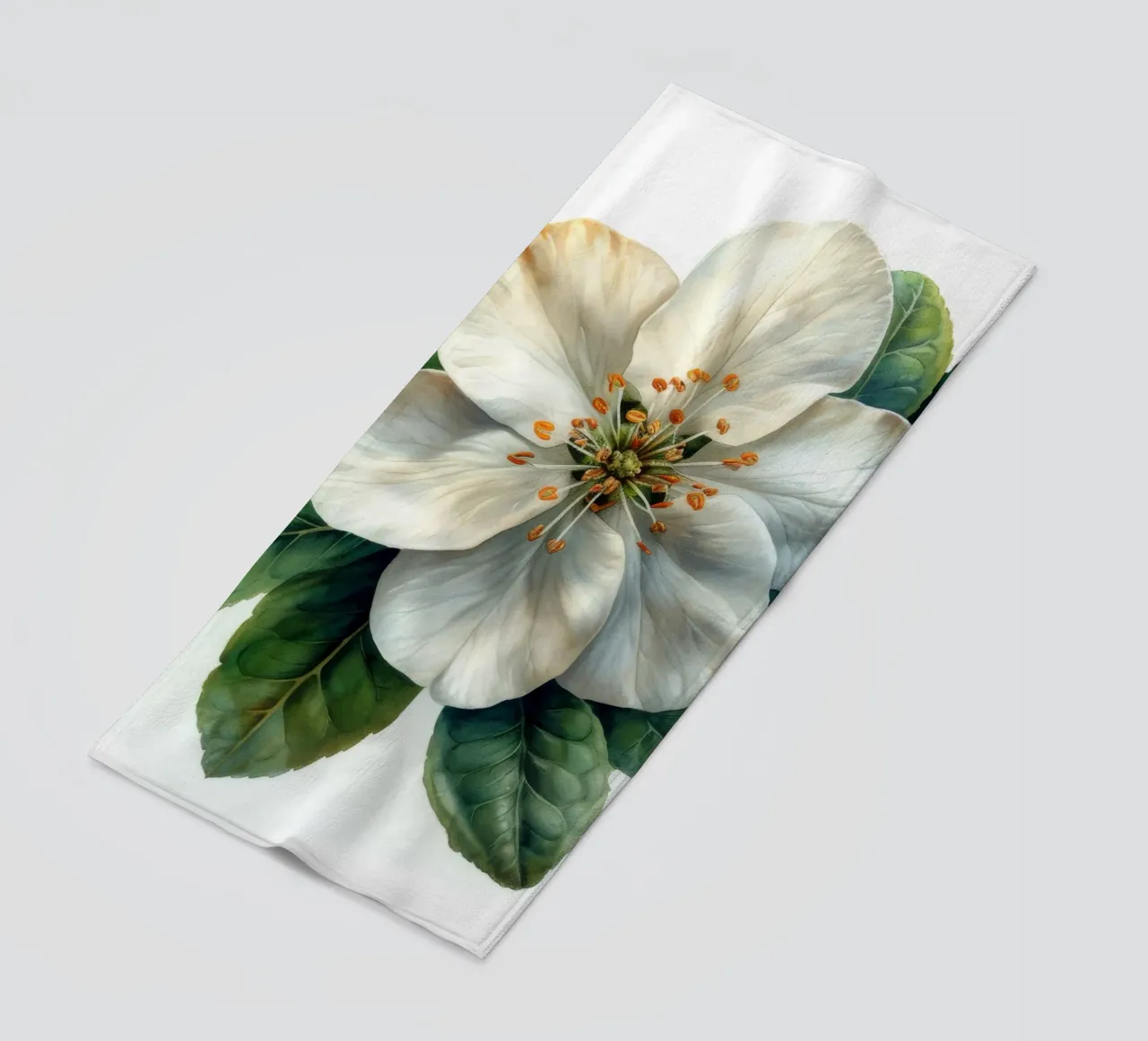 Fiore di gelsomino 1 telo mare da Bold Blooms