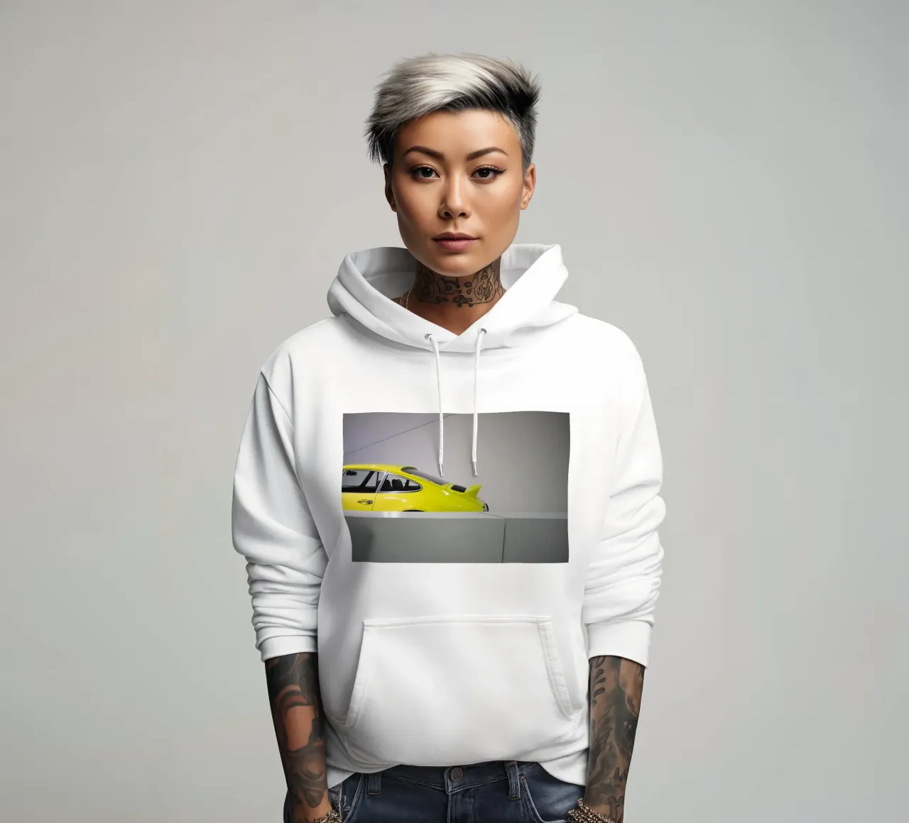 Porsche felpa con cappuccio da Flo Klein