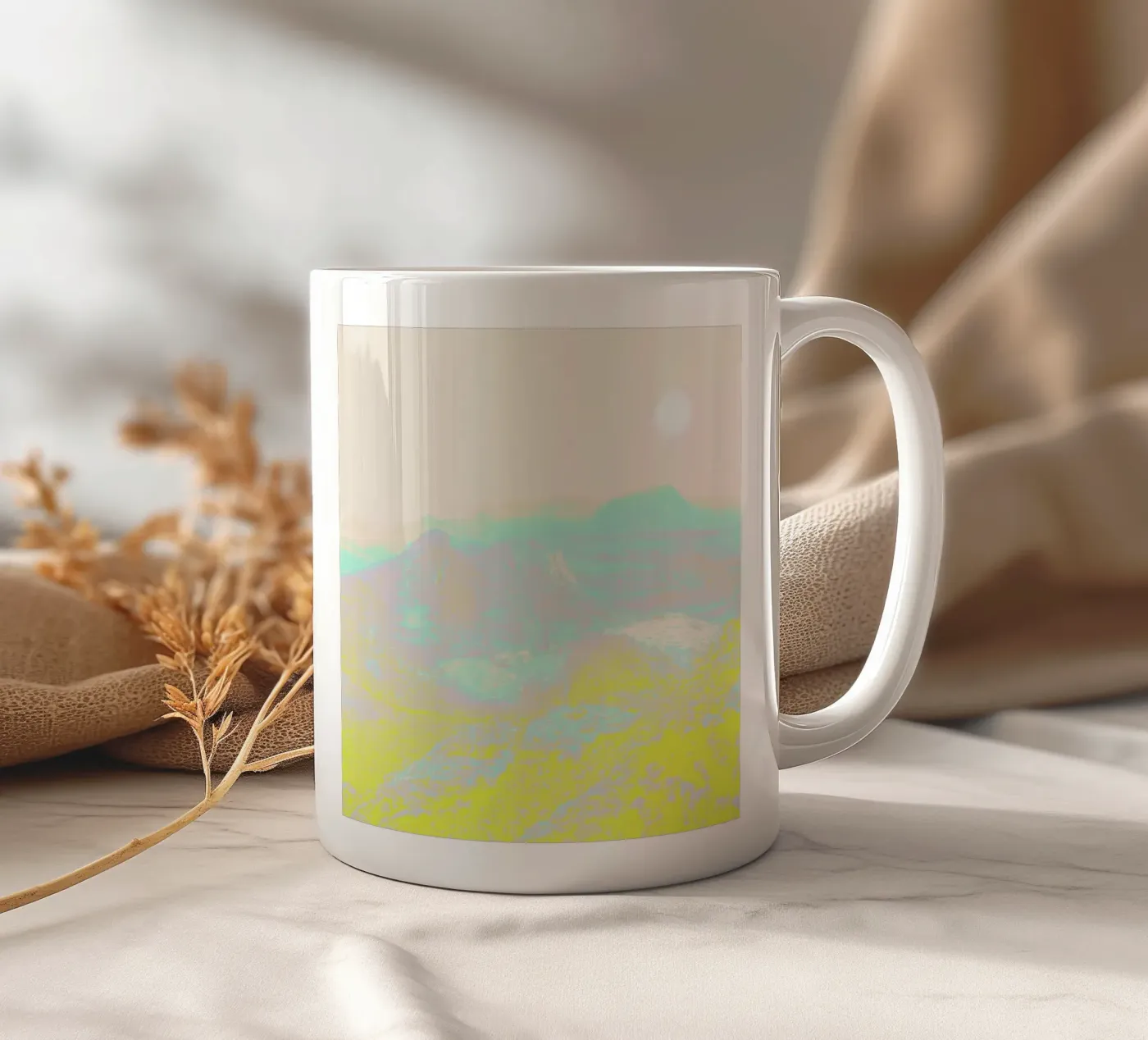 Another World ceramic mug by Ruei