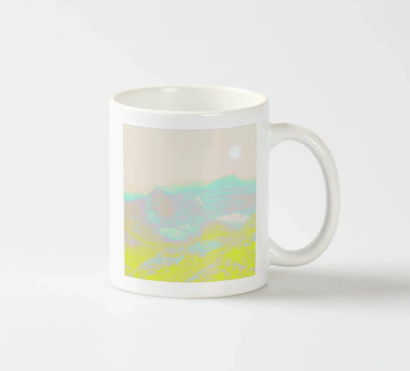 Another World ceramic mug by Ruei