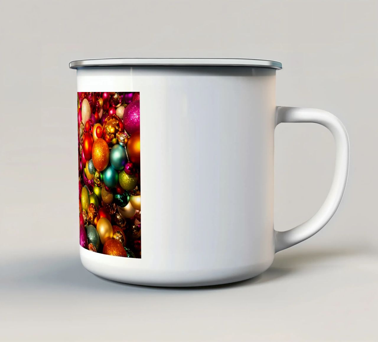 X MAS tazza in smalto da Flo Klein