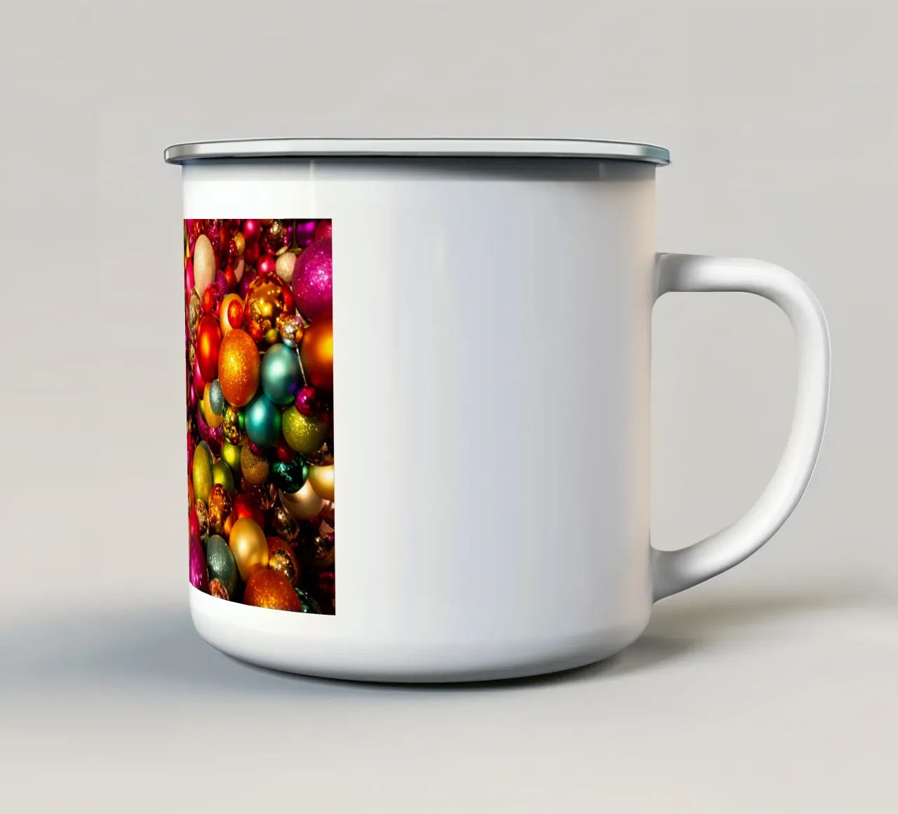 X MAS tazza in smalto da Flo Klein
