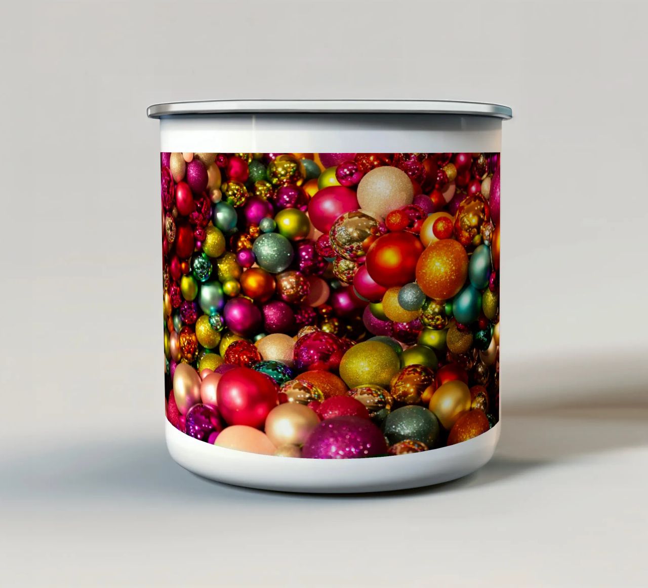 X MAS tazza in smalto da Flo Klein