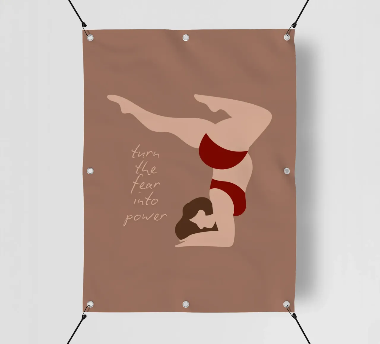 trasformare la paura in potere telo in pvc da ArtDesign by KBK