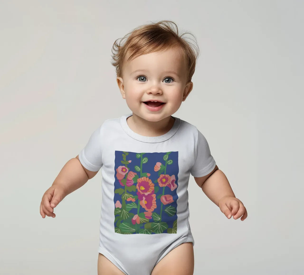 Honeysuckle body neonato maniche corte da GigiRosado