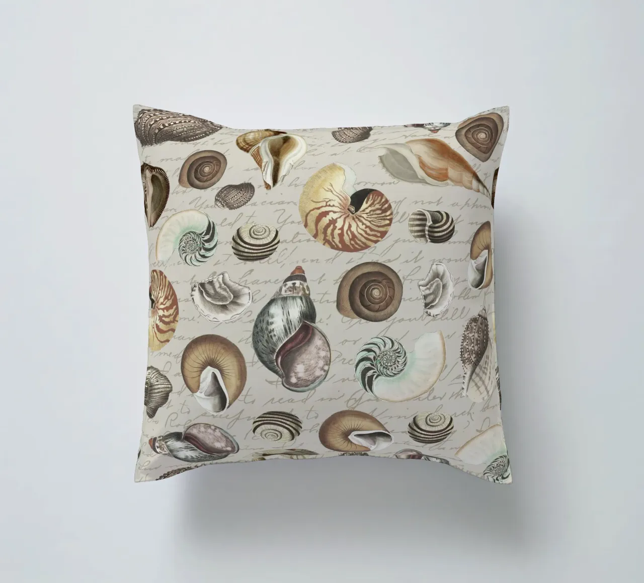 Conchiglie nostalgiche Beige cuscino da Andrea Haase Vintage World