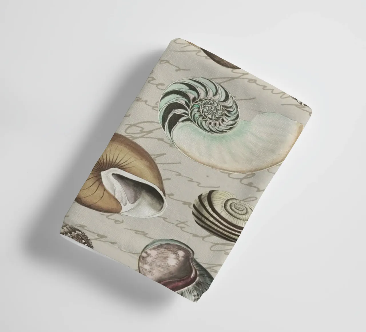Nostalgic Seashells Beige towel by Andrea Haase Vintage World