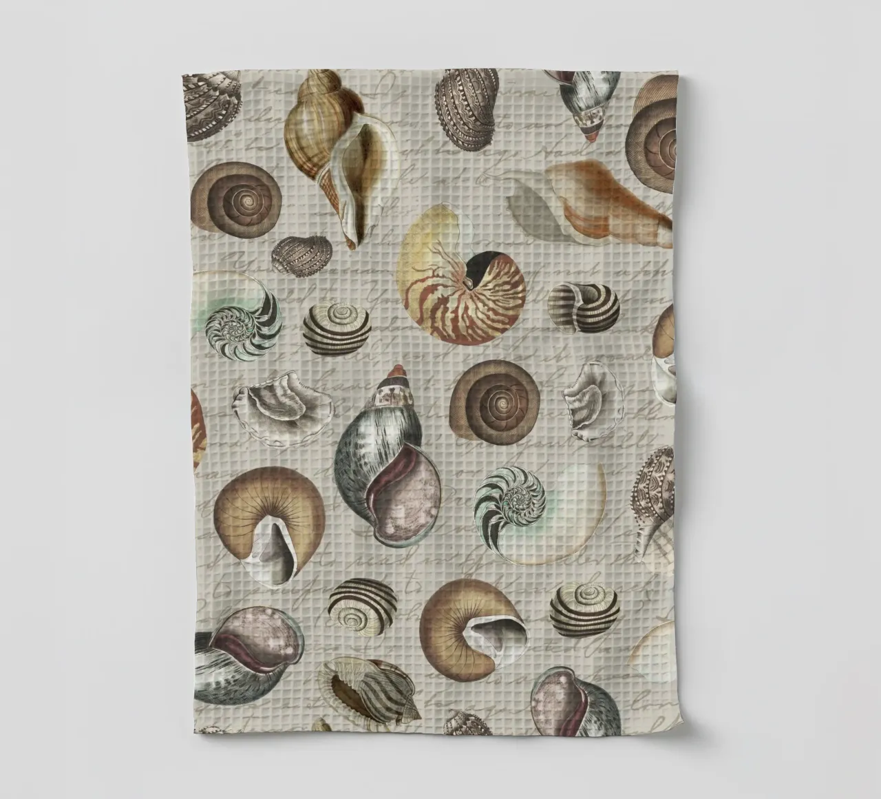 Conchiglie nostalgiche Beige canovaccio da cucina da Andrea Haase Vintage World
