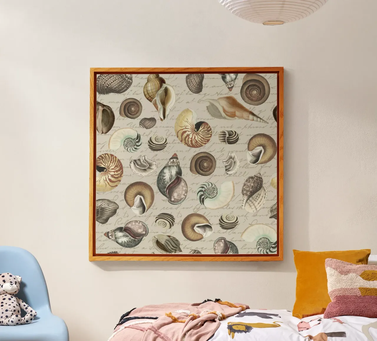 Conchiglie nostalgiche Beige plexiglass da Andrea Haase Vintage World