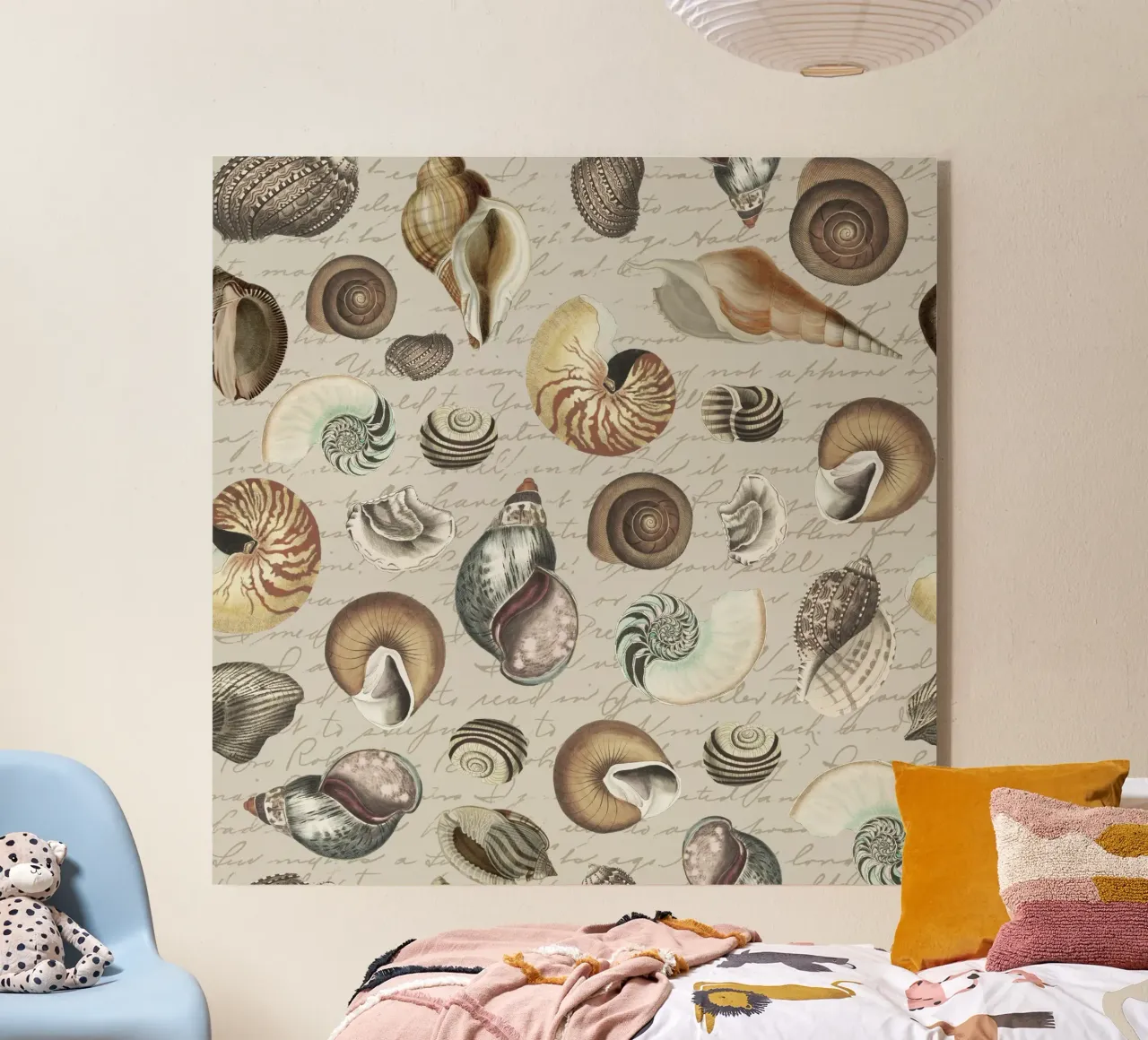 Conchiglie nostalgiche Beige plexiglass da Andrea Haase Vintage World