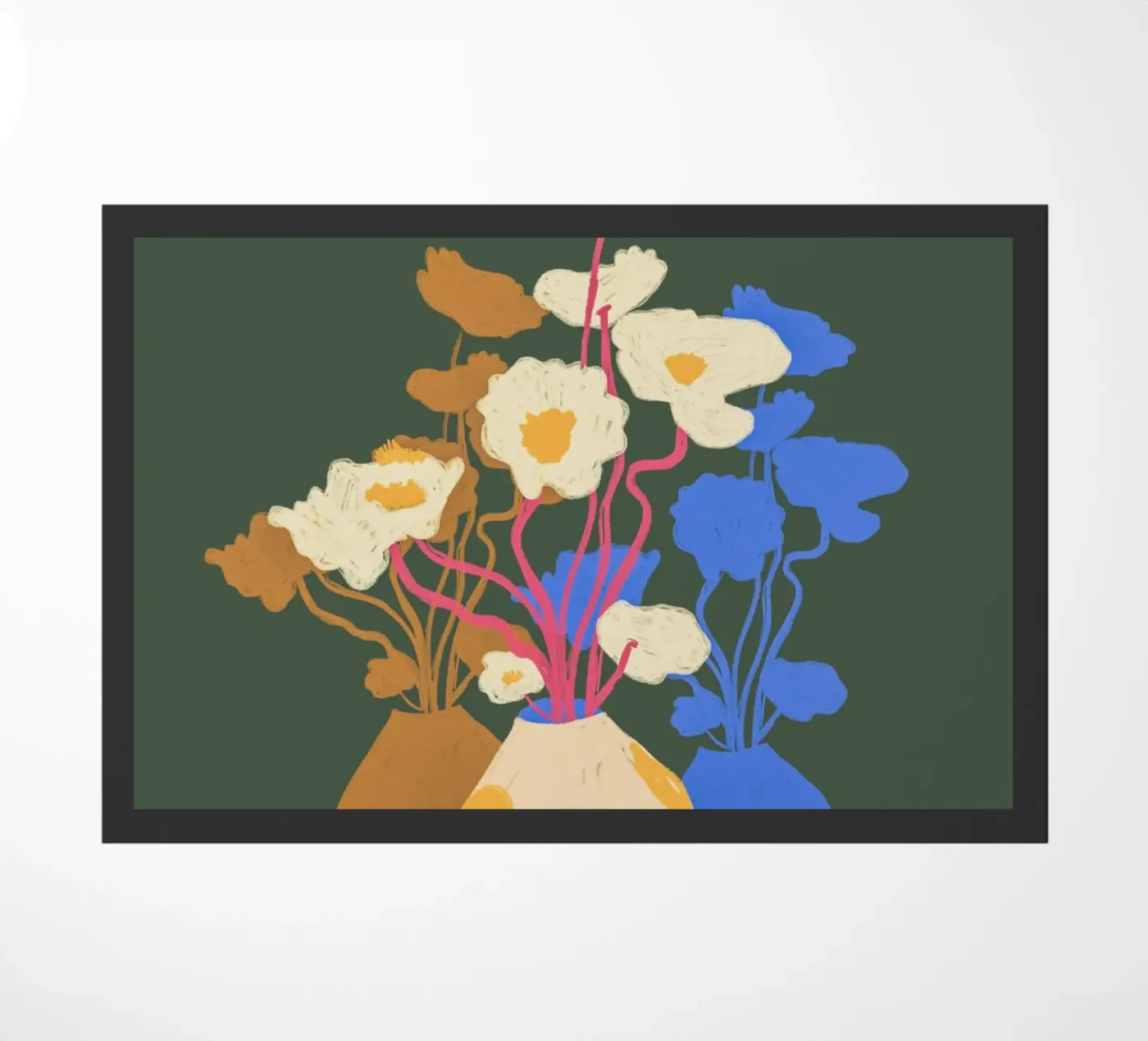 Vases doormat by GigiRosado