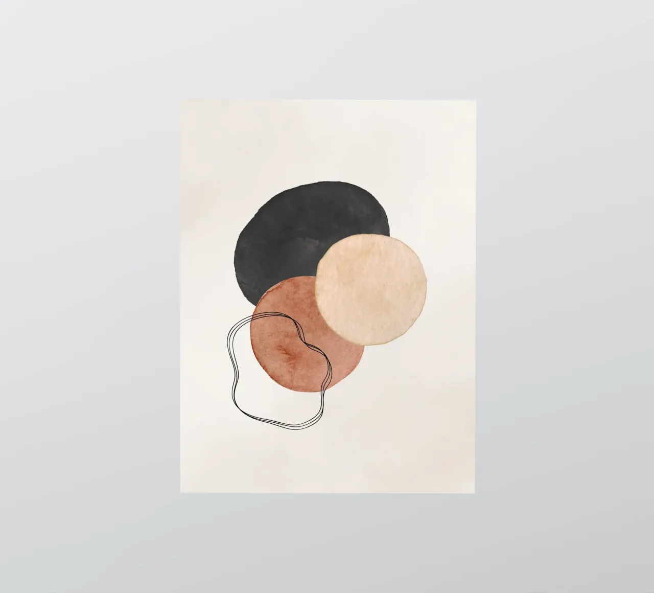 Celestial Brown 01 sticker by WijdevenPrints