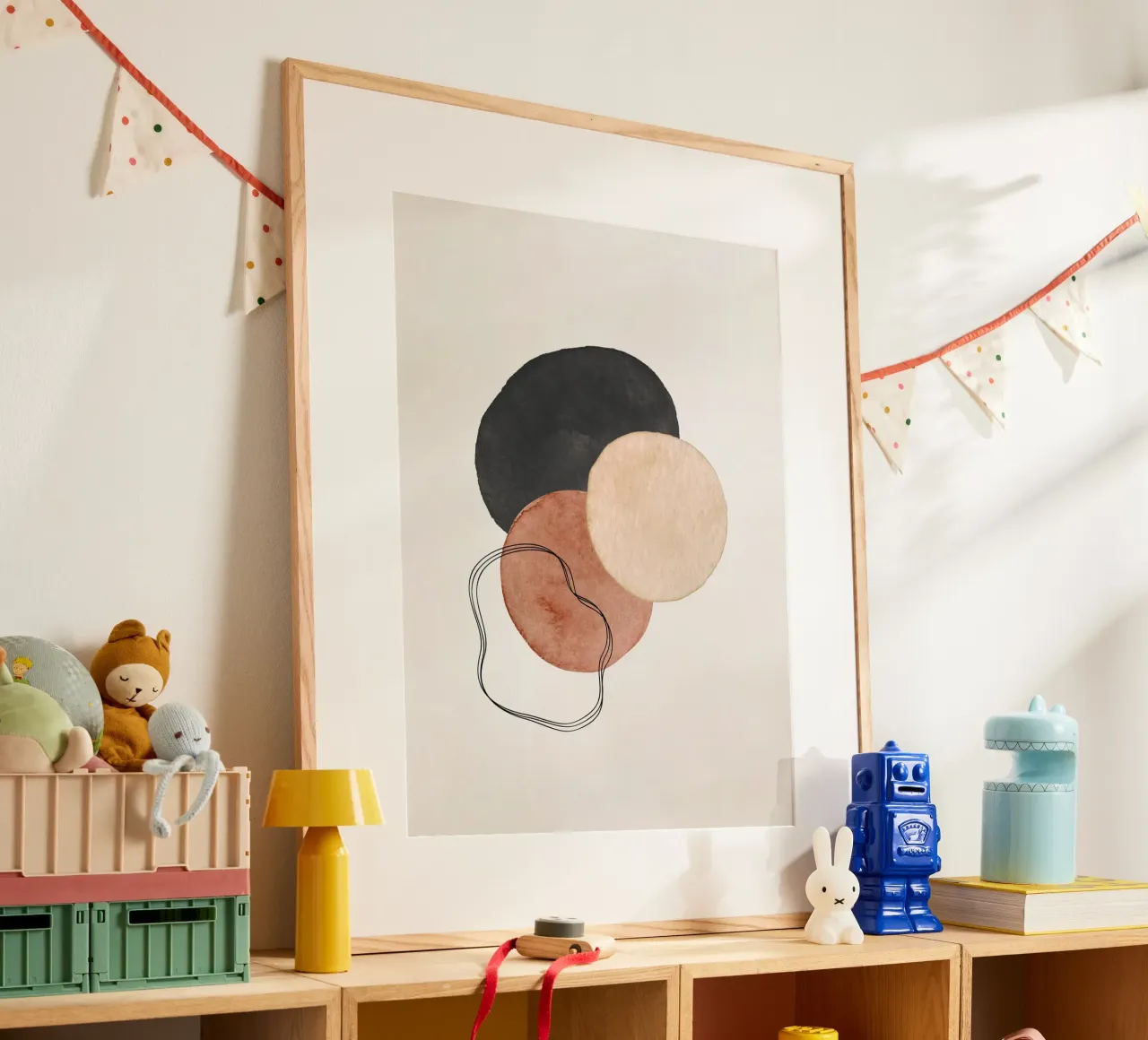 Marrone celeste 01 poster da WijdevenPrints