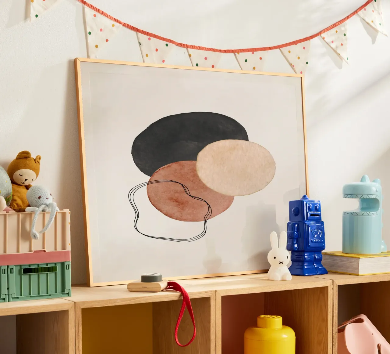 Marrone celeste 01 poster da WijdevenPrints