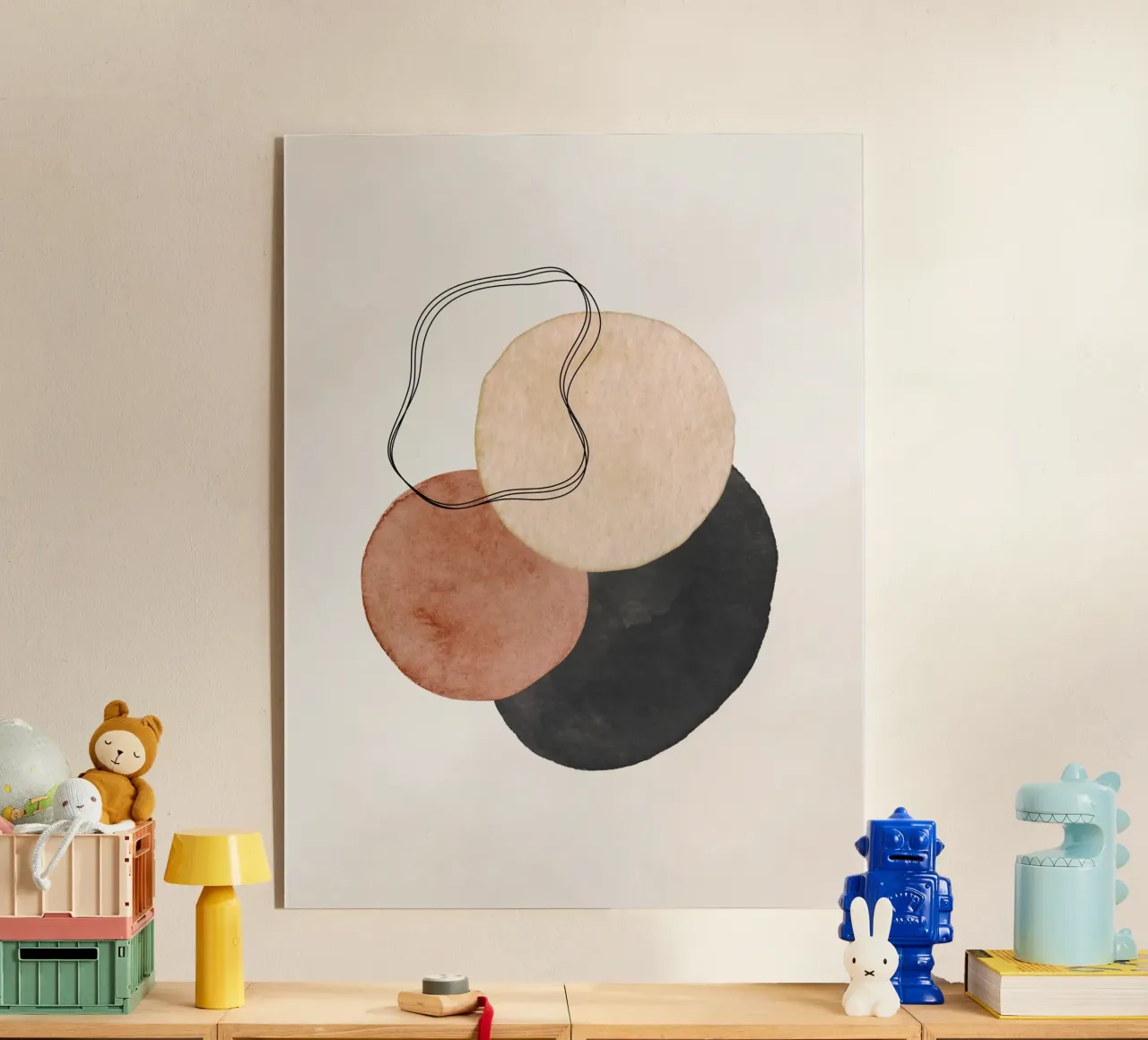 Marrone celeste 02 plexiglass da WijdevenPrints