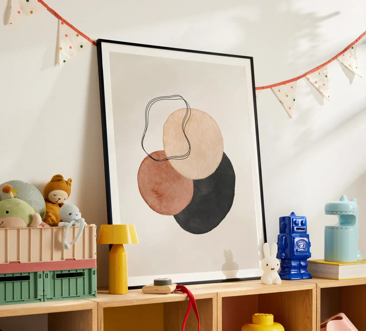 Marrone celeste 02 poster da WijdevenPrints