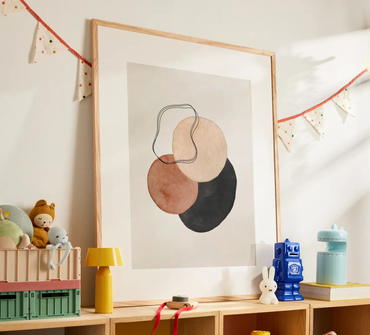 Marrone celeste 02 poster da WijdevenPrints