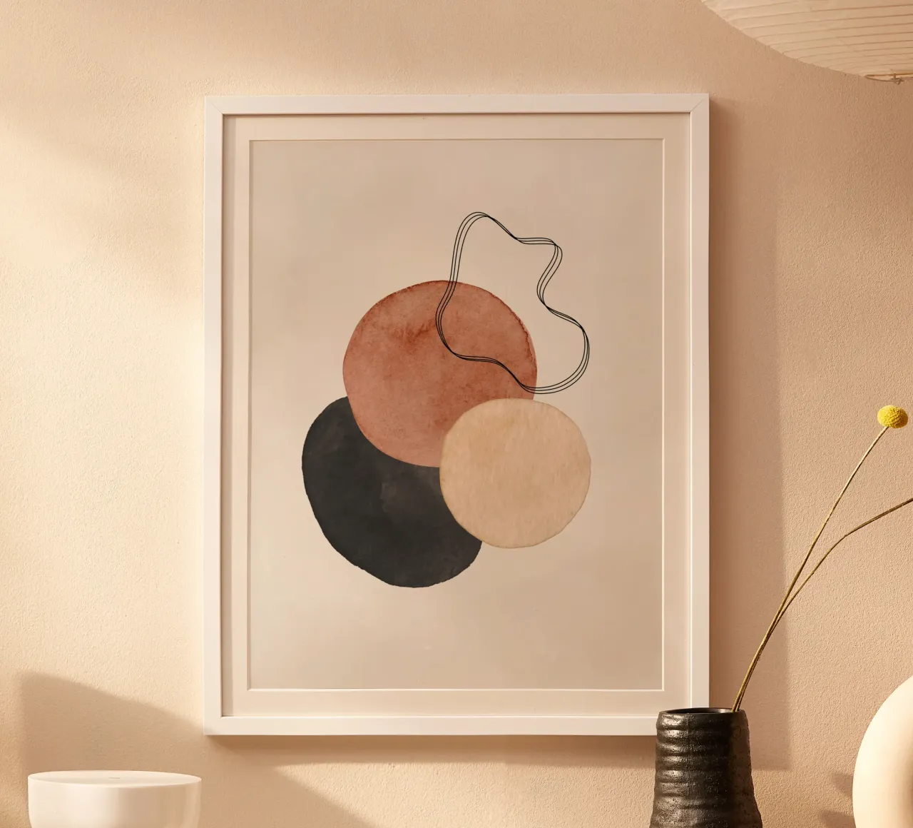 Marrone celeste 03 poster da WijdevenPrints