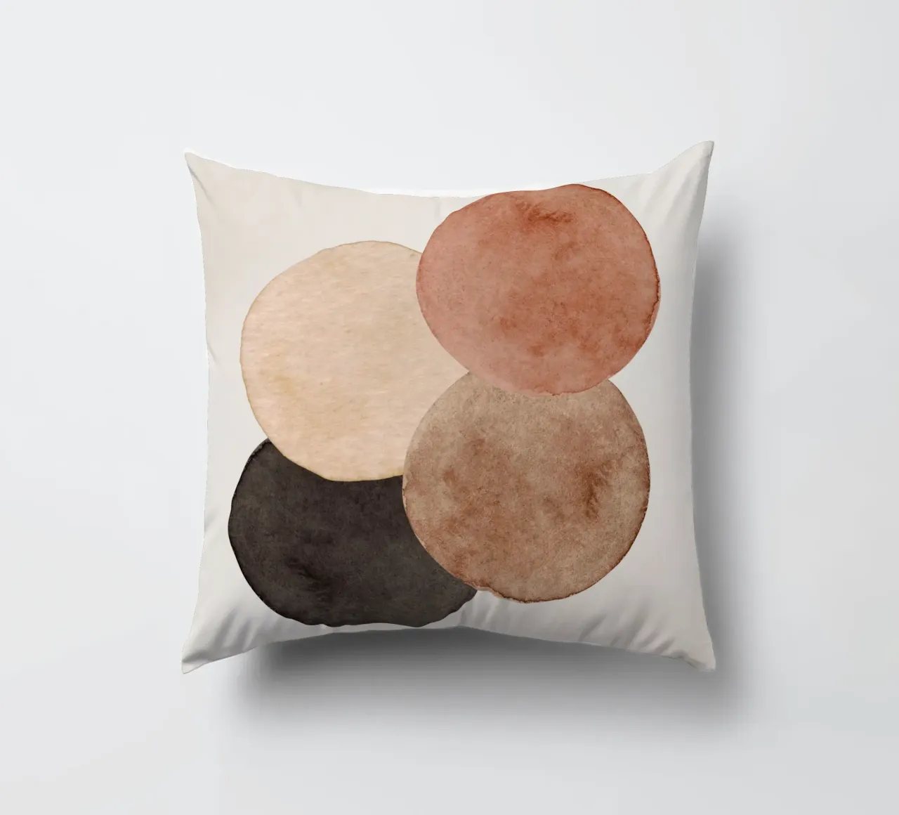 Marrone celeste 04 cuscino da WijdevenPrints