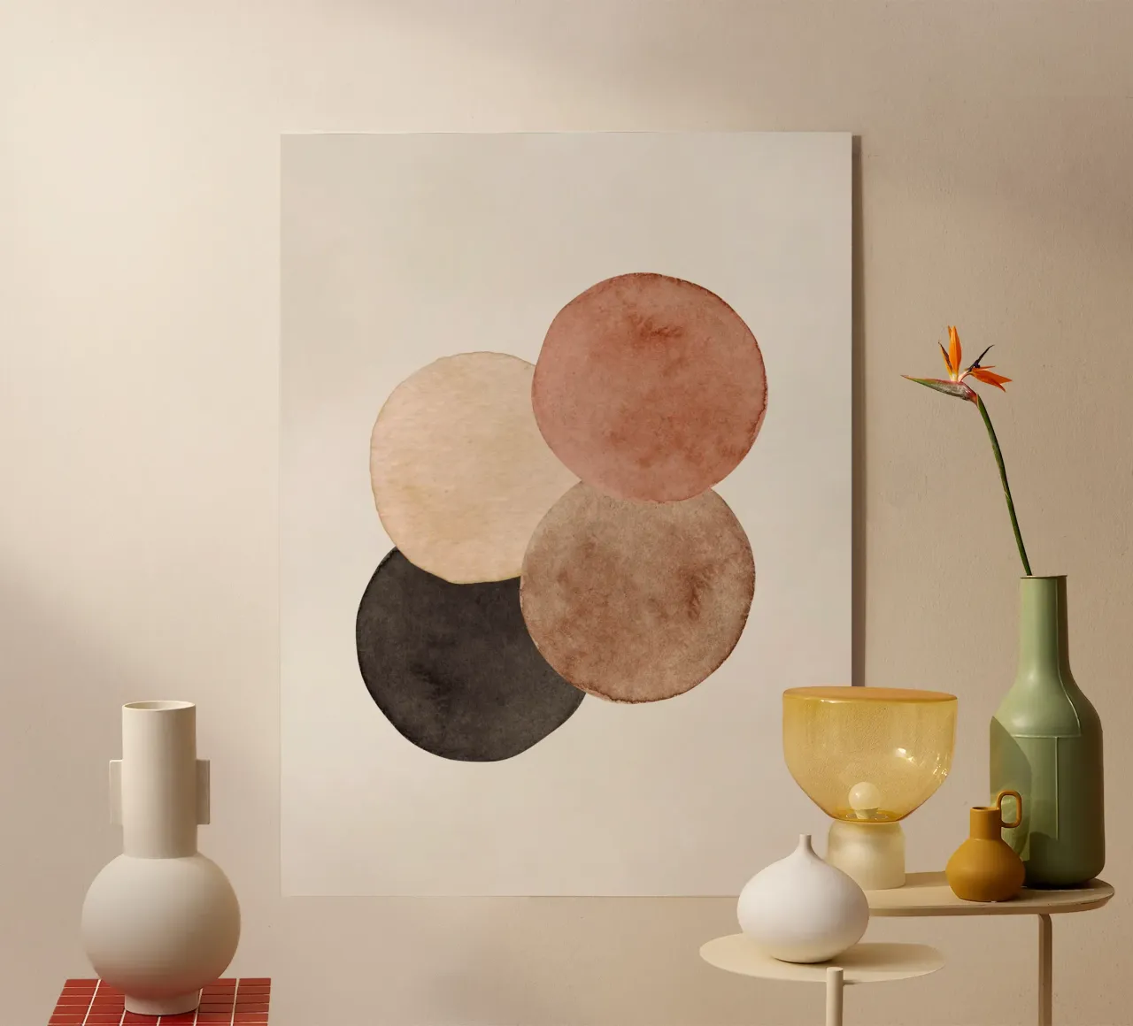 Marrone celeste 04 plexiglass da WijdevenPrints