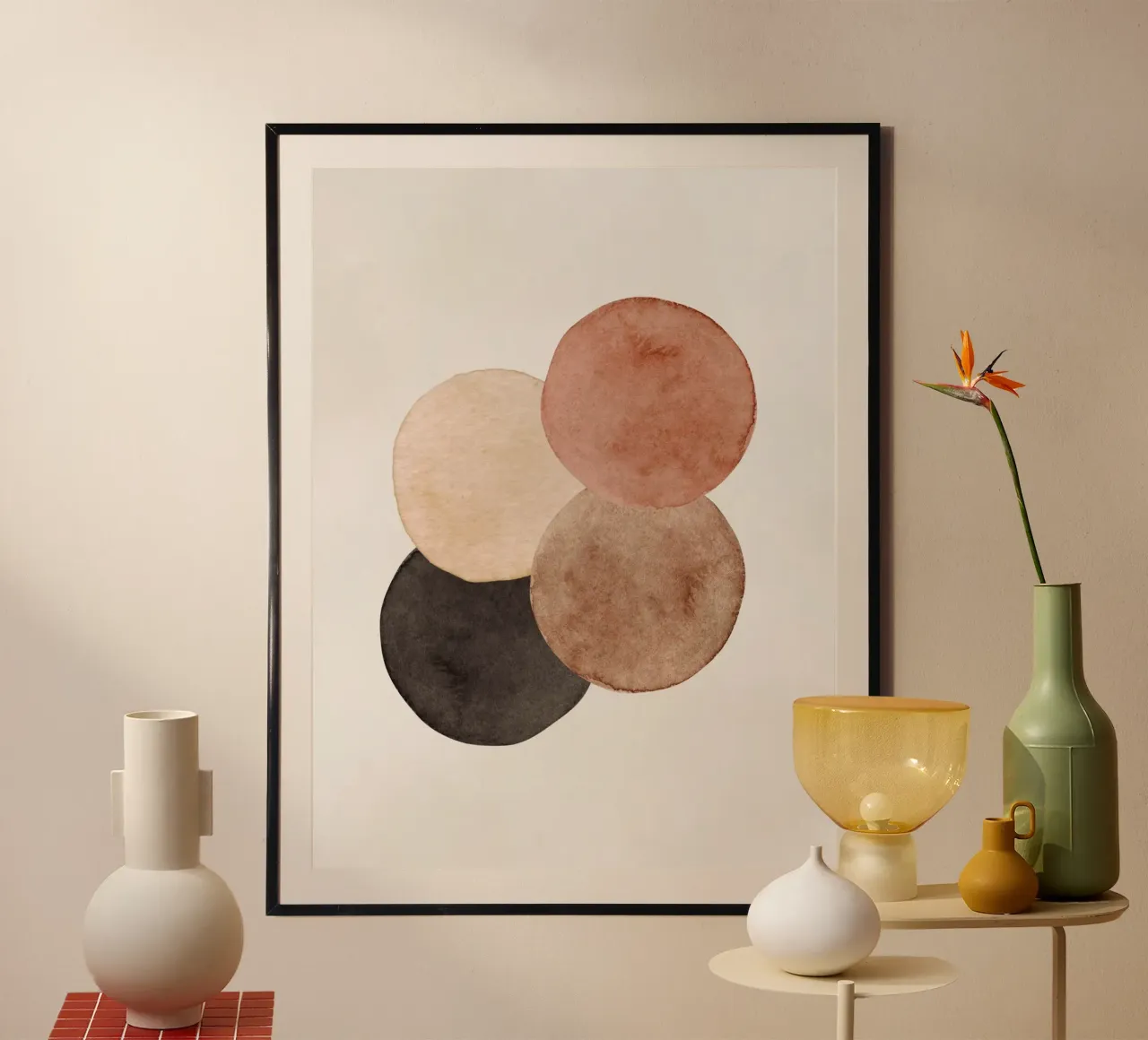 Celestial Brown 04 poster by WijdevenPrints