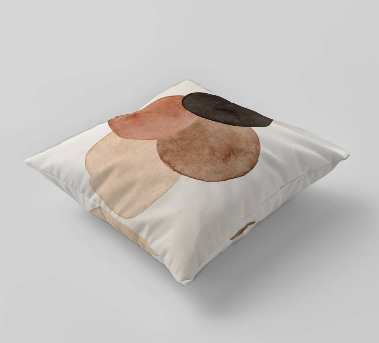 Marrone celeste 05 cuscino da WijdevenPrints
