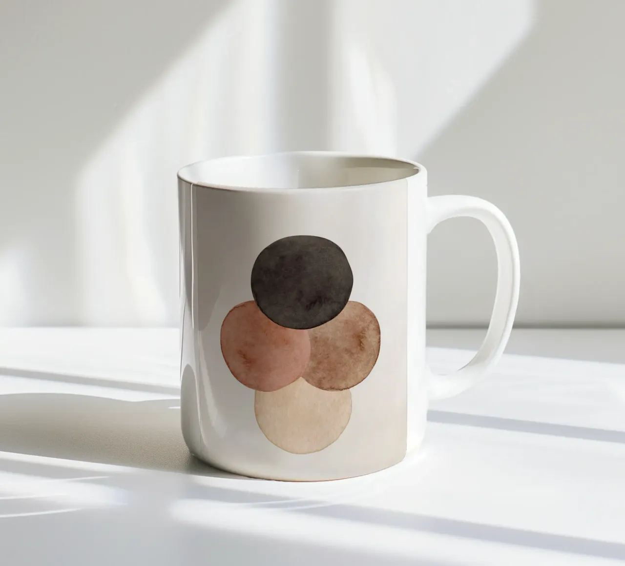 Marrone celeste 05 tazza in ceramica da WijdevenPrints