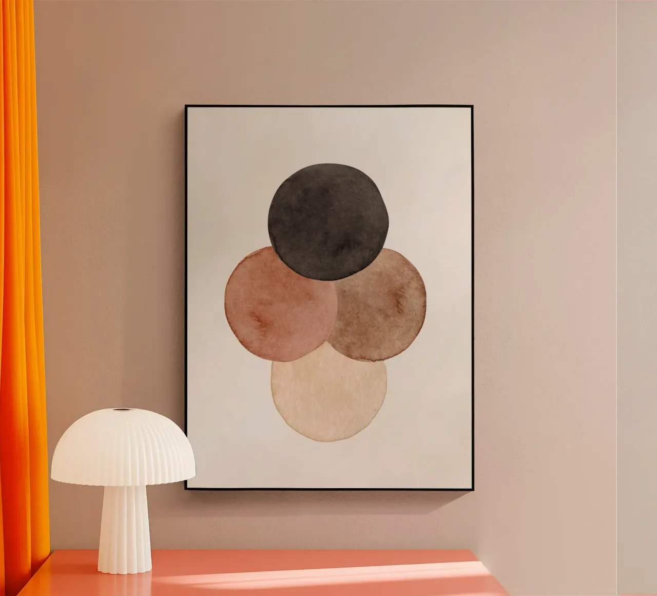 Marrone celeste 05 plexiglass da WijdevenPrints