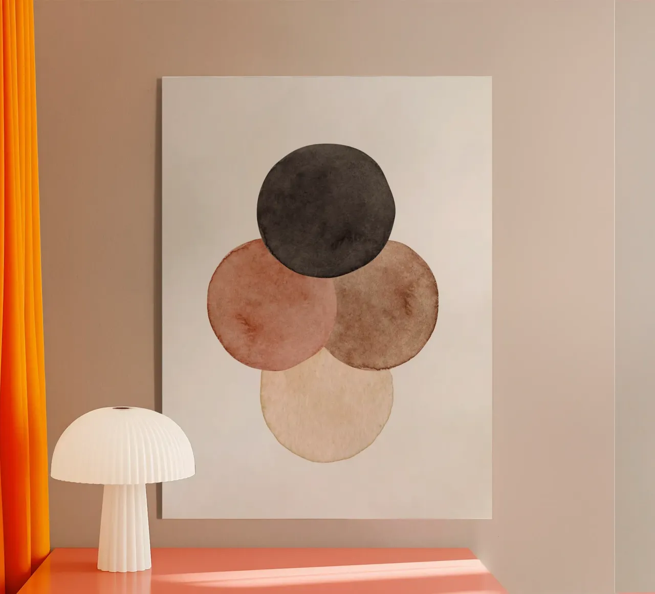 Marrone celeste 05 plexiglass da WijdevenPrints