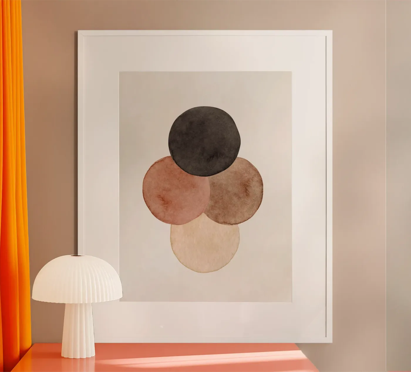 Celestial Brown 05 poster da WijdevenPrints