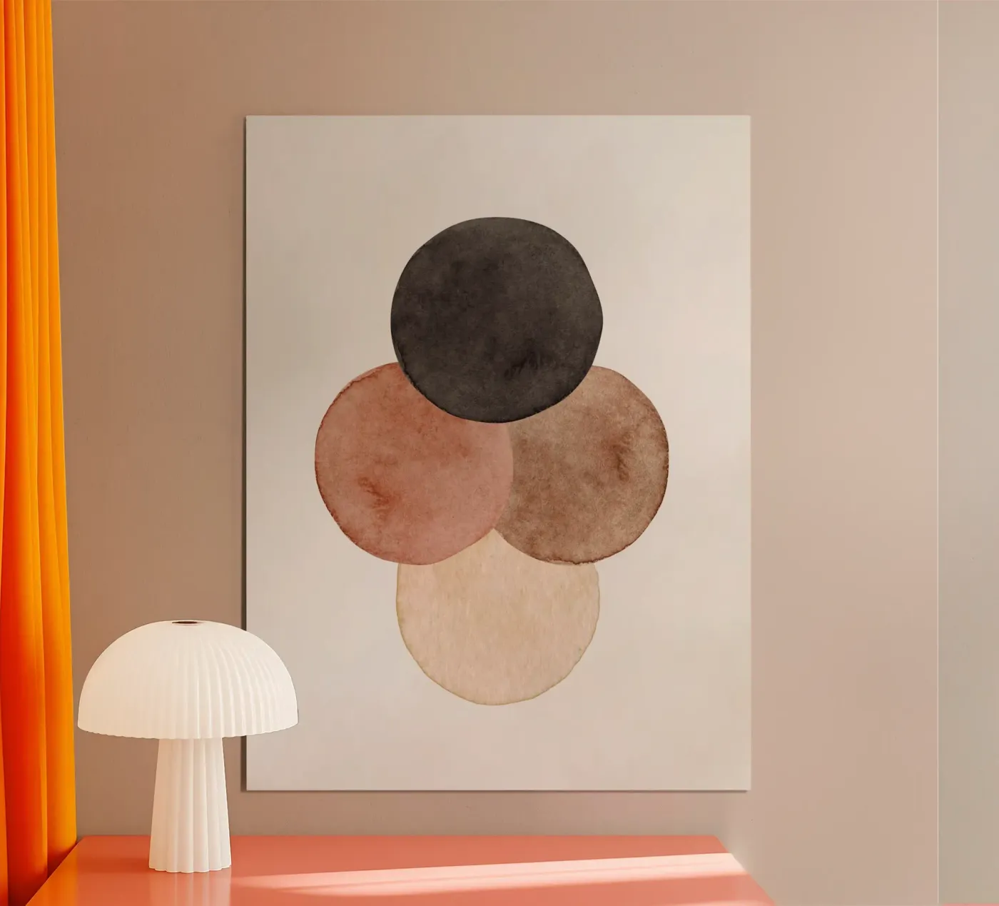 Celestial Brown 05 poster da WijdevenPrints