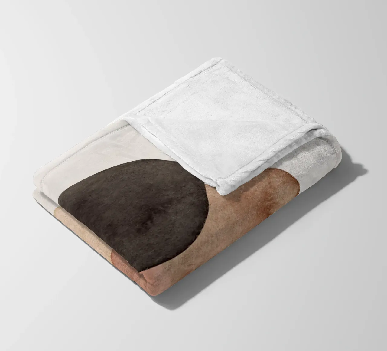 Marrone celeste 05 coperta in pile da WijdevenPrints