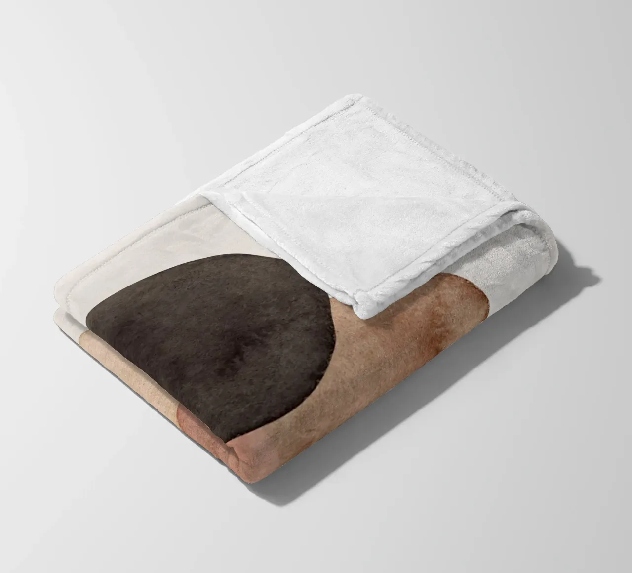 Marrone celeste 05 coperta in pile da WijdevenPrints