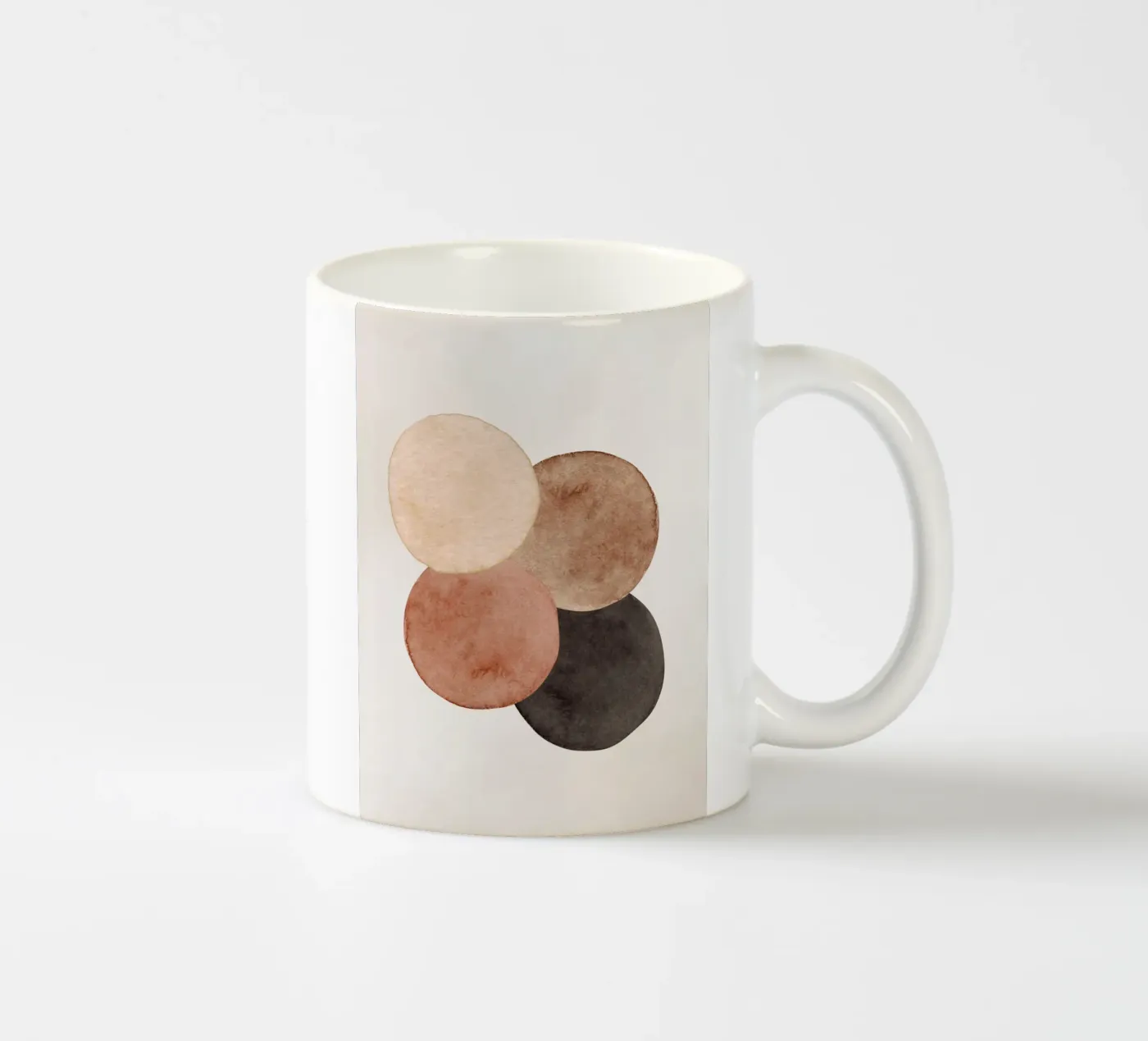 Celestial Brown 06 ceramic mug by WijdevenPrints