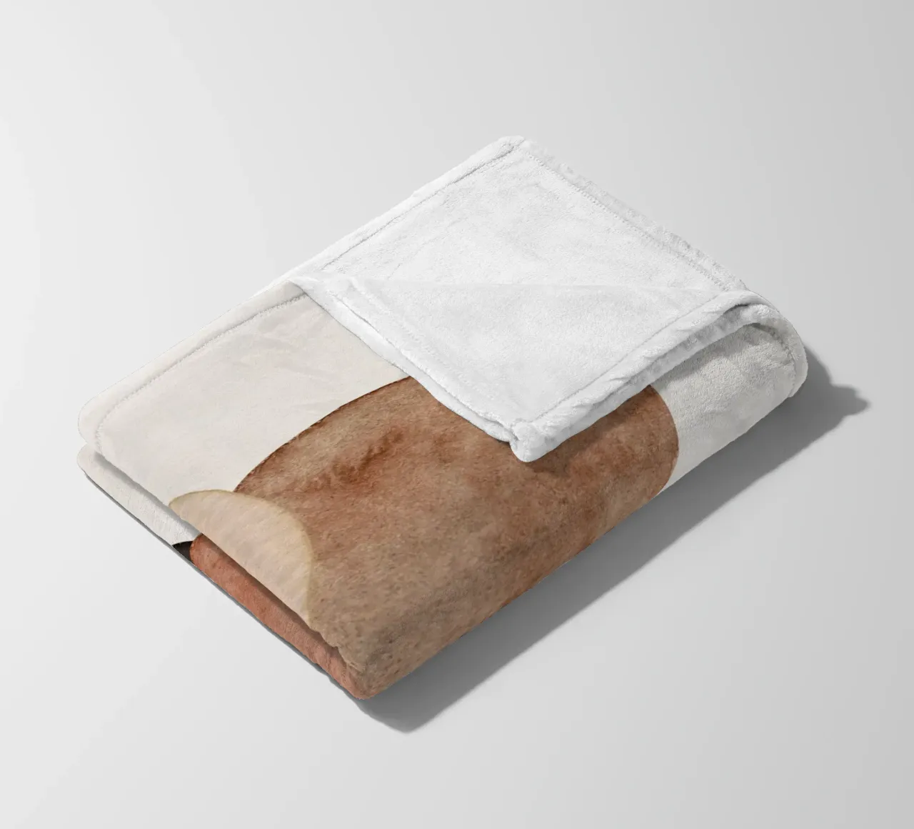 Marrone celeste 06 coperta in pile da WijdevenPrints