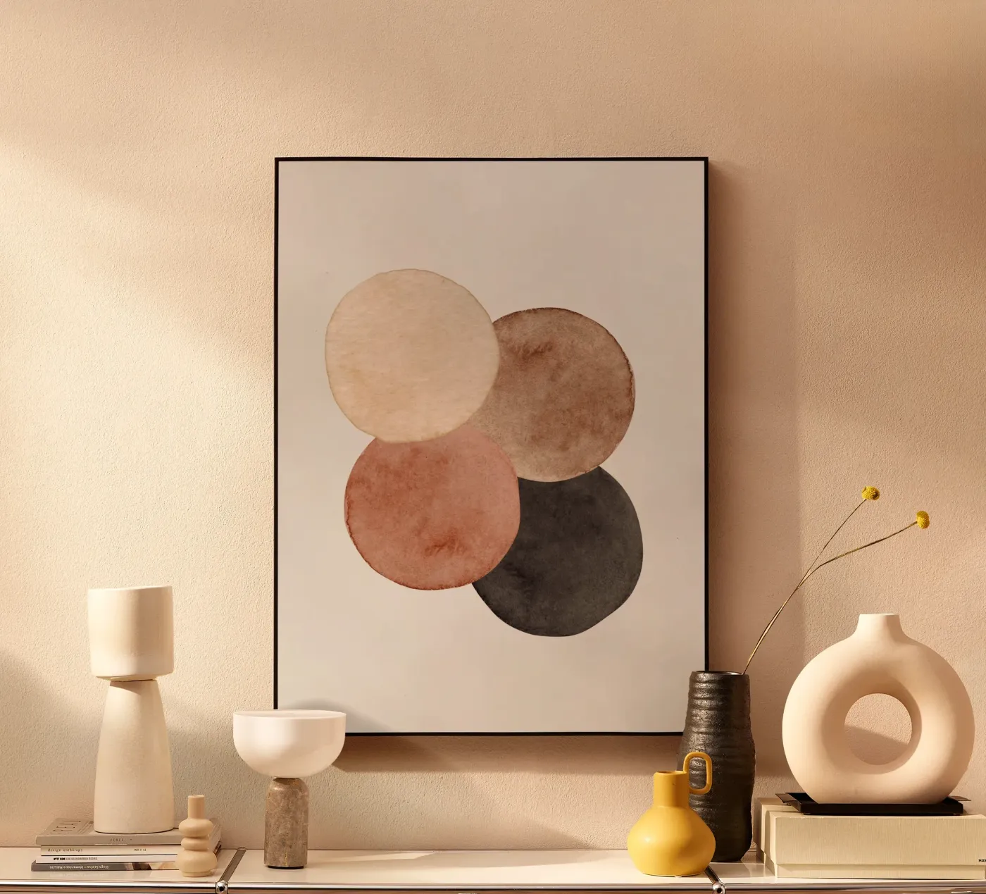 Celestial Brown 06 Acryl-Glas von WijdevenPrints