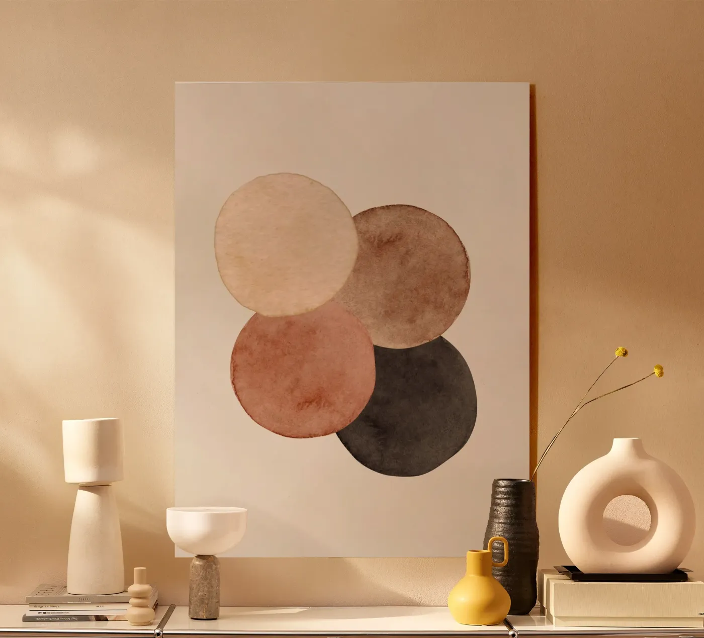 Celestial Brown 06 Acryl-Glas von WijdevenPrints