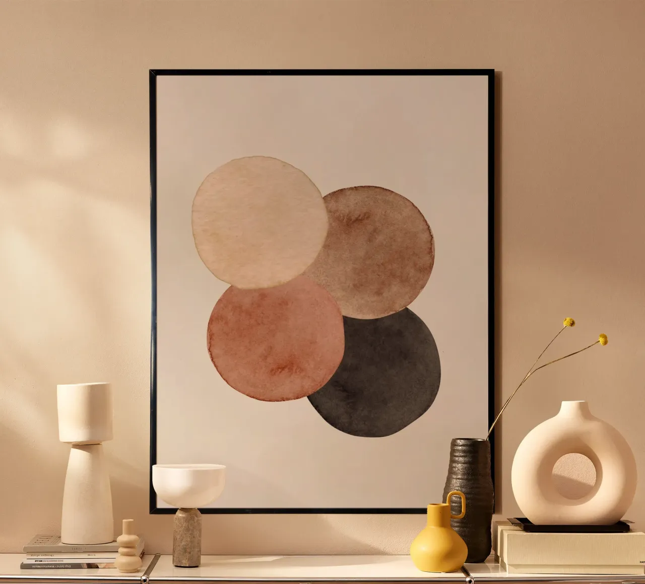 Marrone celeste 06 poster da WijdevenPrints