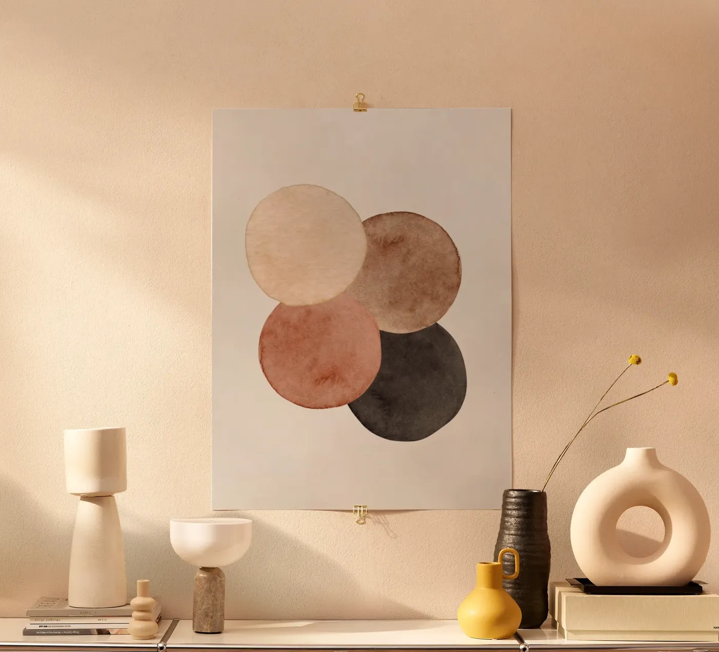 Celestial Brown 06 poster by WijdevenPrints