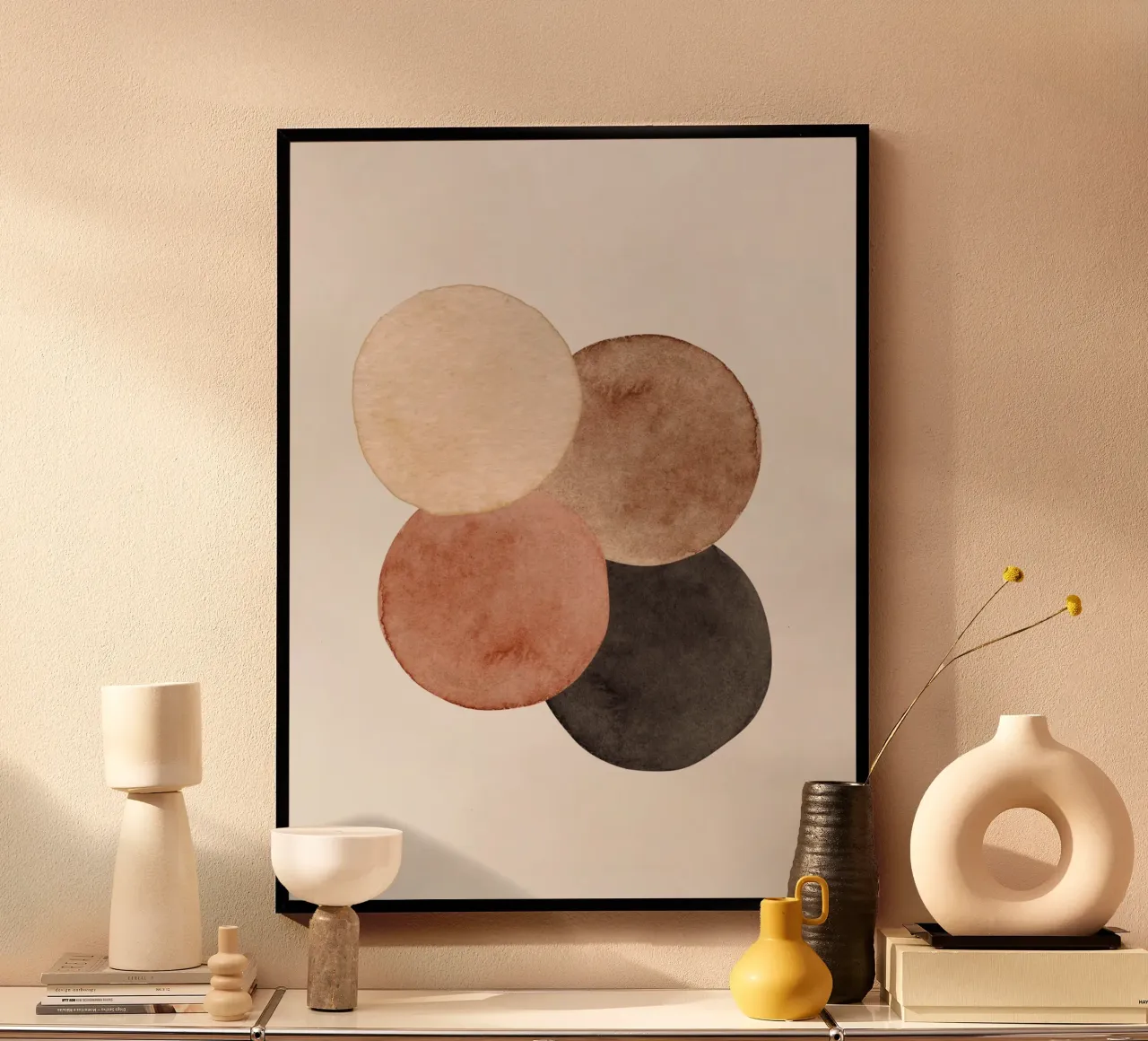 Marrone celeste 06 poster da WijdevenPrints