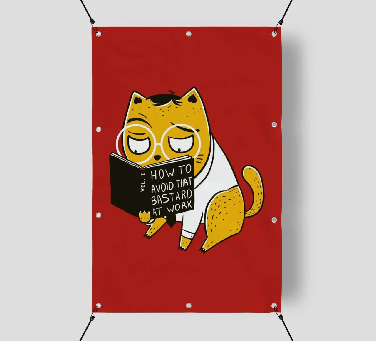 Avoid That Bastard at Work telo in pvc da Tobe Fonseca