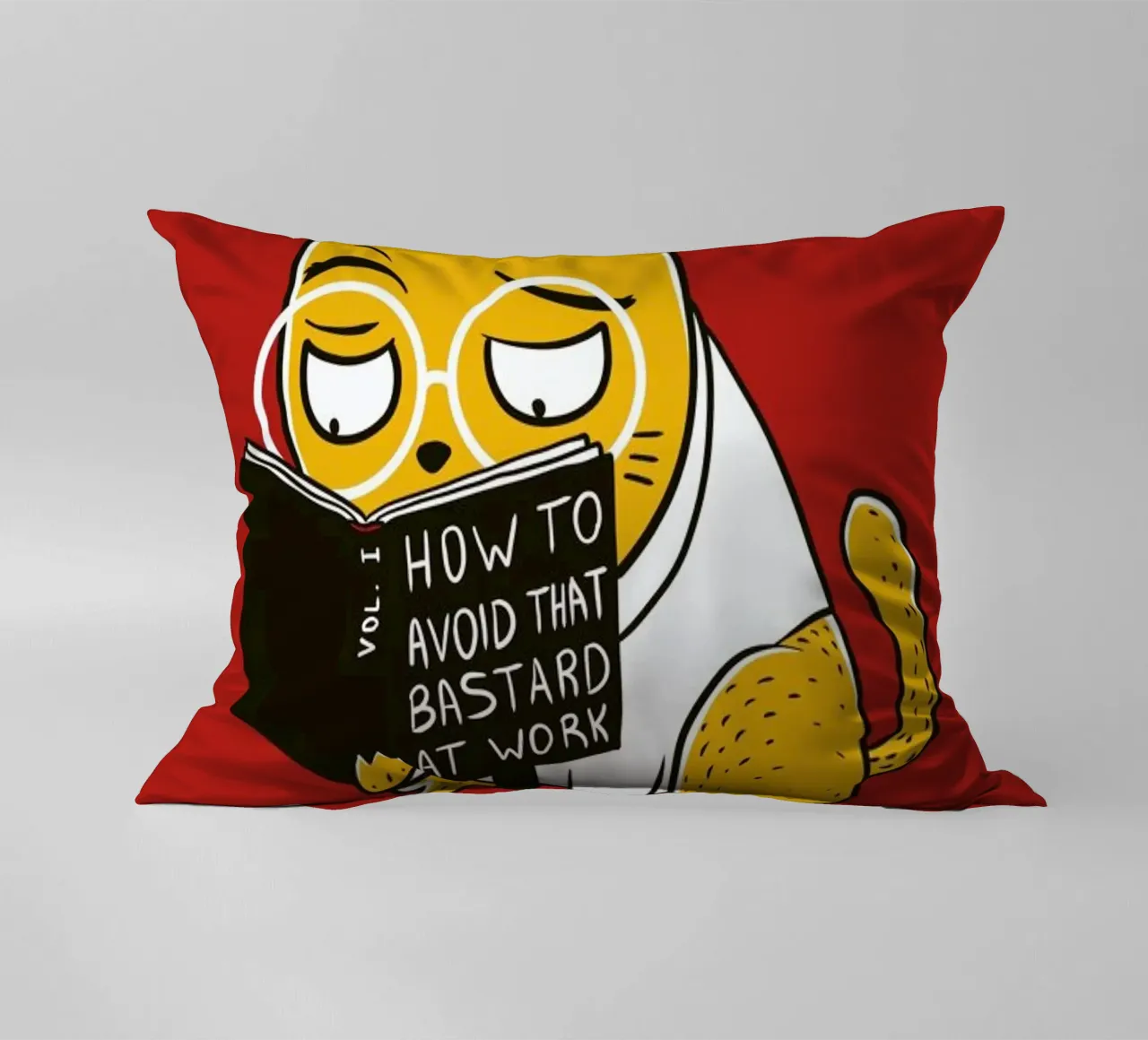 Avoid That Bastard at Work cuscino da Tobe Fonseca