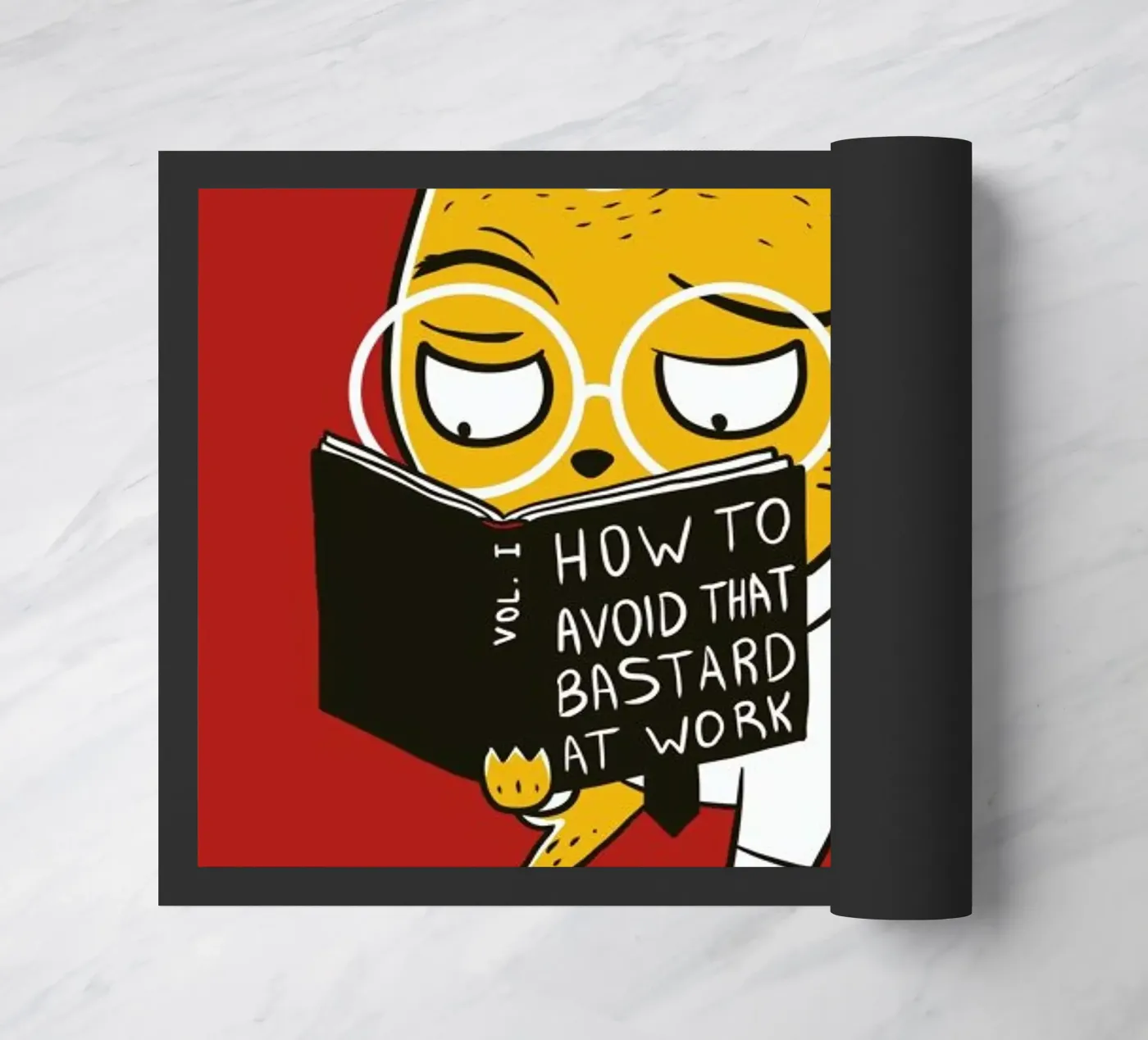 Avoid That Bastard at Work Fußmatte von Tobe Fonseca